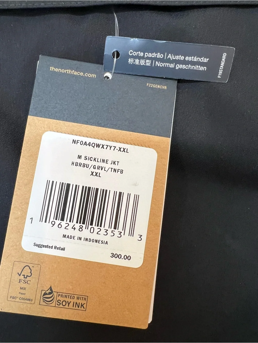 The North Face three color
